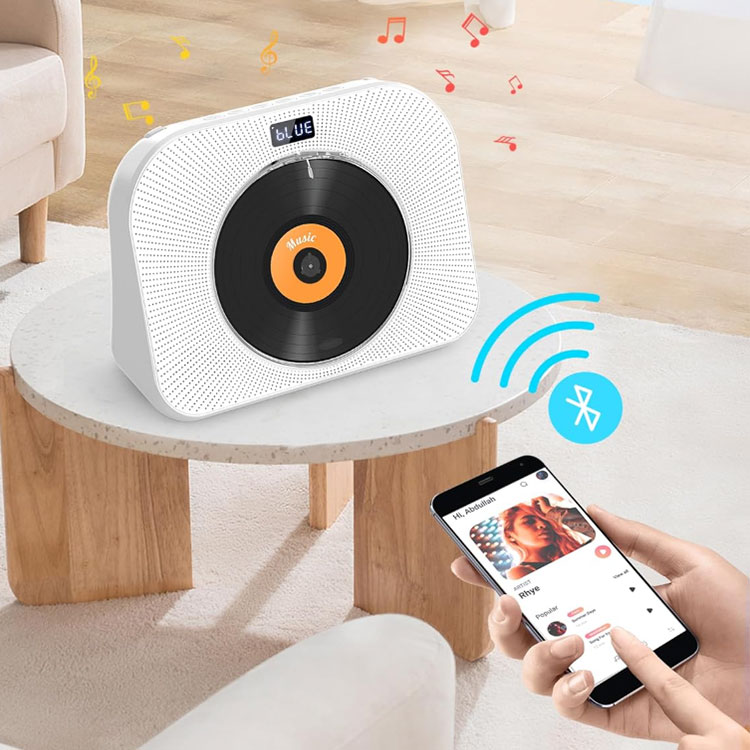 Scénarios d'application du lecteur CD Boombox avec Bluetooth